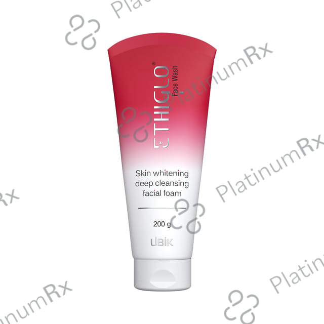 Ethiglo Paraben Free Face Wash Skin Whitening & Deep Cleansing Facial Foam 200gm