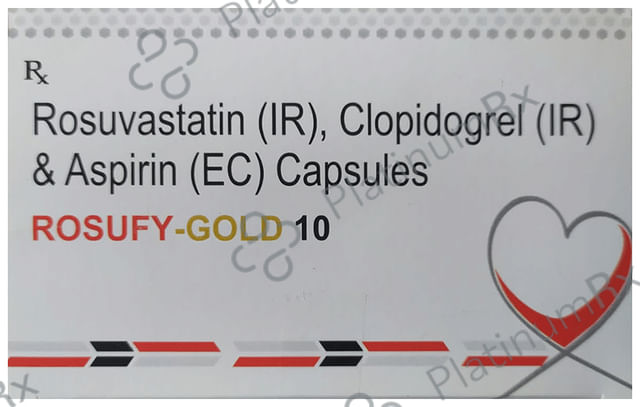 Rosufy Gold 10/75/75mg Capsule IR 10s