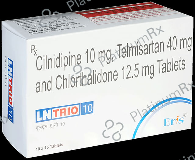 Lntrio 10 12.5/10/40mg Tablet 15s