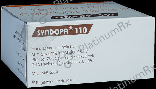 Syndopa 100/10mg Tablet 15s