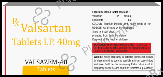 Valsazem 40 Tablet