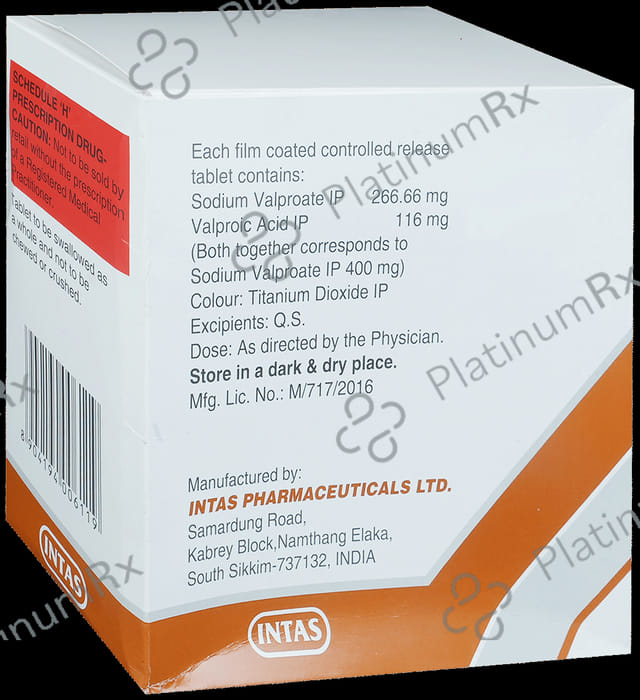 Valprol CR 400mg Tablet 15s
