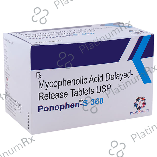 Ponophen S 360mg Tablet DR 10s