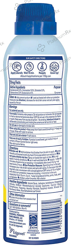 Banana Boat Sun Comfort Ultra Mist Broad Spectrum Sunscreen Spray SPF 50+