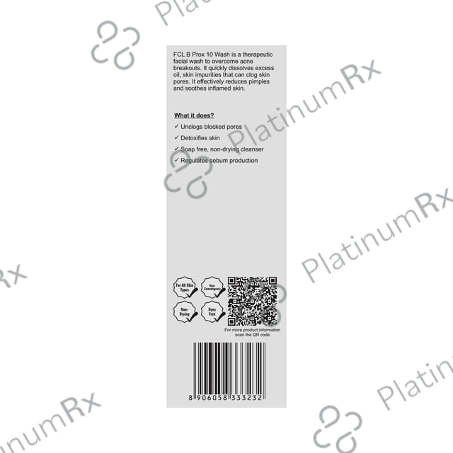Fixderma B Prox 10 Face Wash