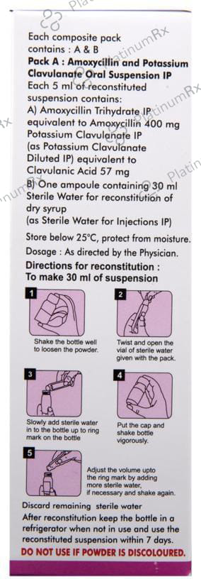 Bactoclav DS 457mg Dry Syrup 30ml