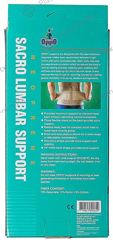 Oppo 1064 Sarco Lumbar Support Large