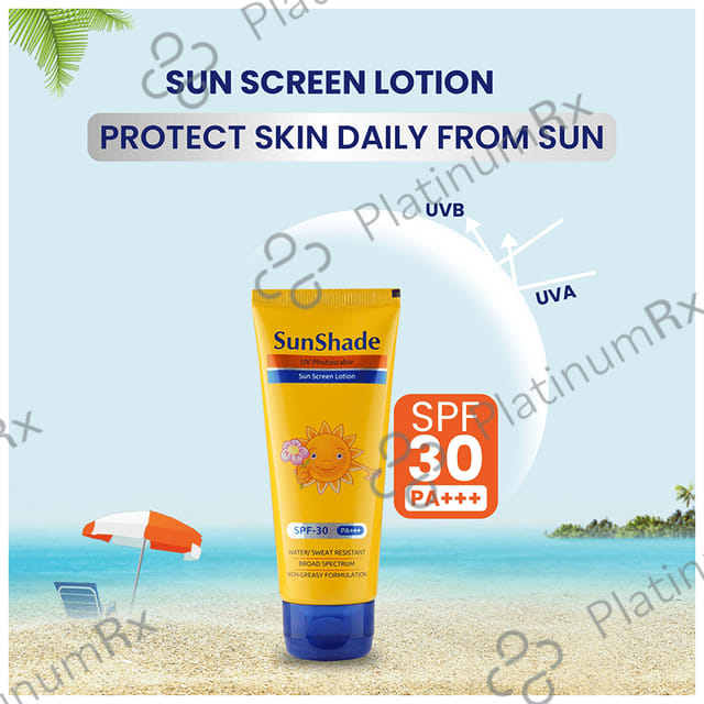 Leeford Sunshade UV Photostable Sun Screen SPF 30 PA+++ Lotion 50ml