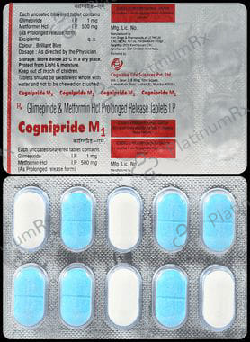 Cognipride M 1/500mg Tablet 10s