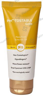 Photostable Gold Sunscreen SPF 55 Gel 50gm