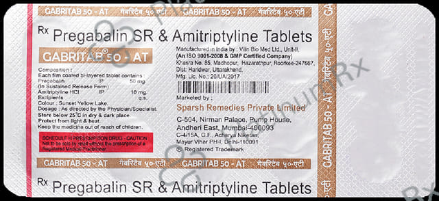 Gabritab 50-AT Tablet