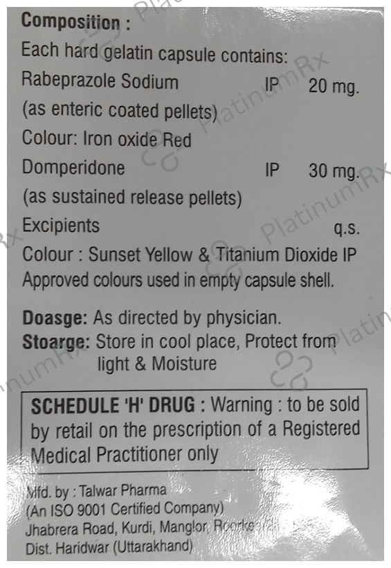 Cidrid 30/20mg Capsule SR 10s