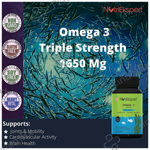 Nutriekspert Omega 3 Fish Oil Capsule 60s