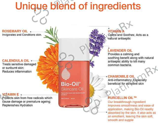 Bio-Oil Original Face & Body Oil - For Stretch Marks & Scar Removal 60 ml