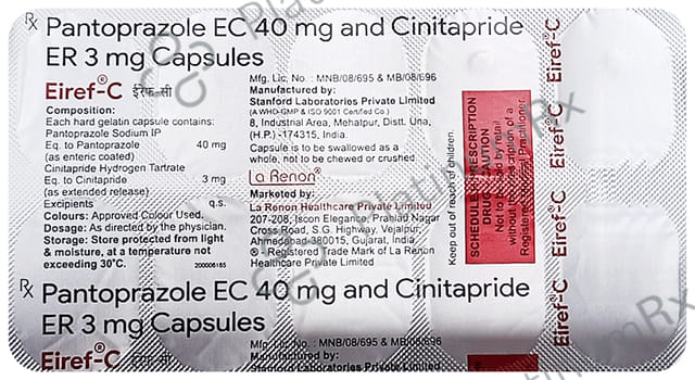Eiref C 3/40mg Capsule ER 15s