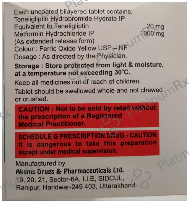 Morglin-M 1000 Tablet ER