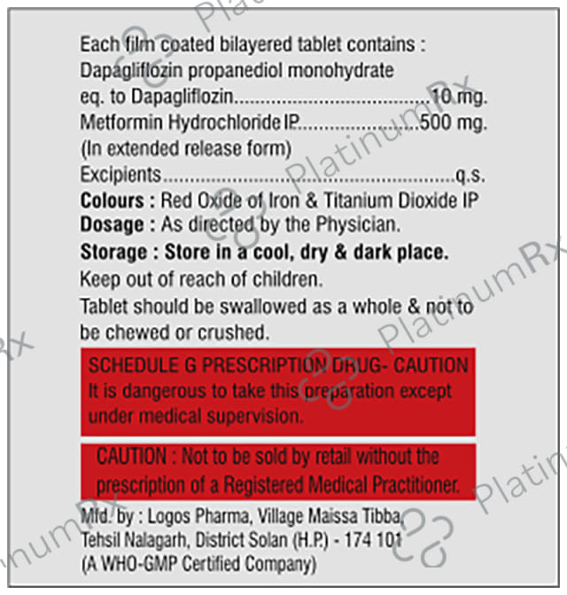 Jemonda M 500mg Tablet ER 10s