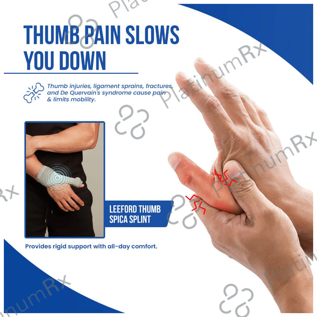 Leeford Thumb Spica Splint Support
