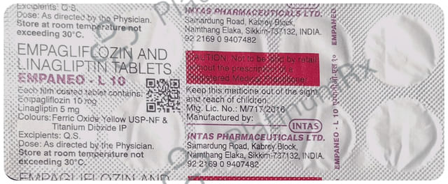 Empaneo L 10/5mg Tablet 10s