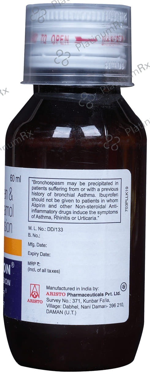 Flexon 100/162.5mg Suspension 60ml