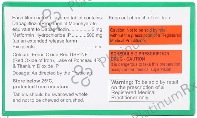 Dapanorm M 5/500mg Tablet 10s