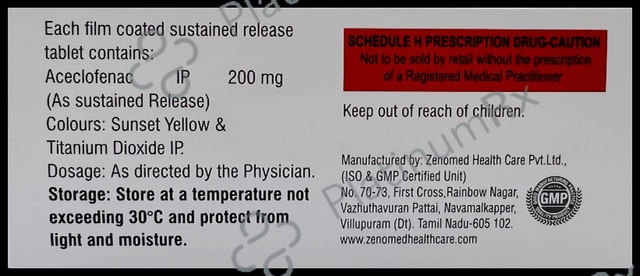 Acepain 200mg SR Tablet 10s