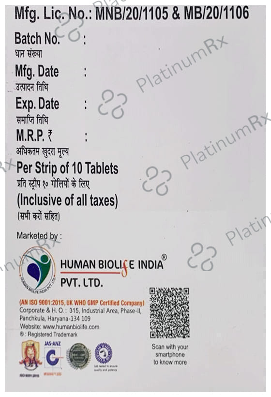Lifnolix OZ 500mg/500mg Tablet