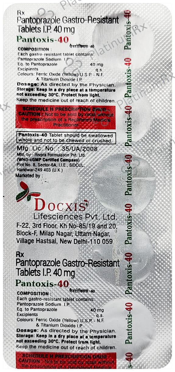 Pantoxis 40 Tablet