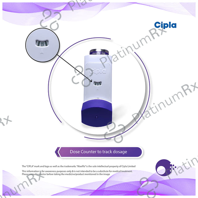 Maxiflo 6/250mcg Inhaler 120MDI