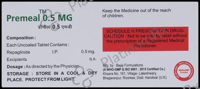 Premeal 0.5mg Tablet