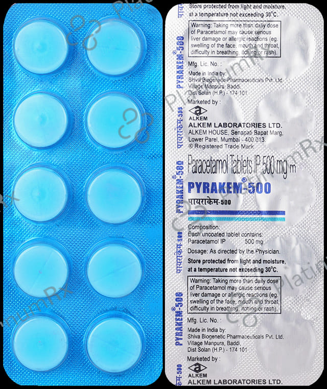 Pyrakem 500mg Tablet