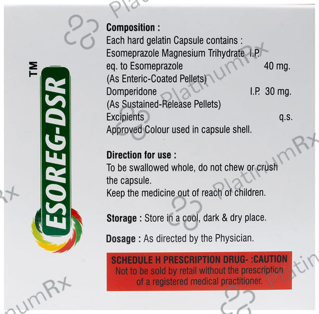 Esoreg D 3040mg Capsule SR 10s