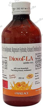 Diovol LA Exotic Orange Sugar Free Suspension 200ml
