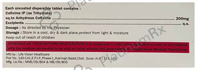 Mincefi 200 Tablet DT