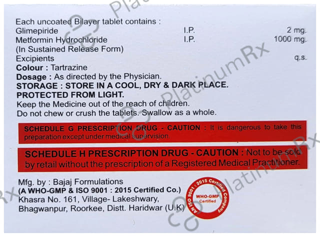 Harglim M 2 Forte Tablet SR