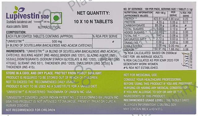 Lupivestin 500mg Tablet 10s