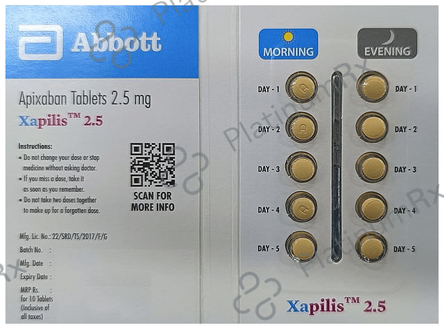 Xapilis 2.5mg Tablet 10s