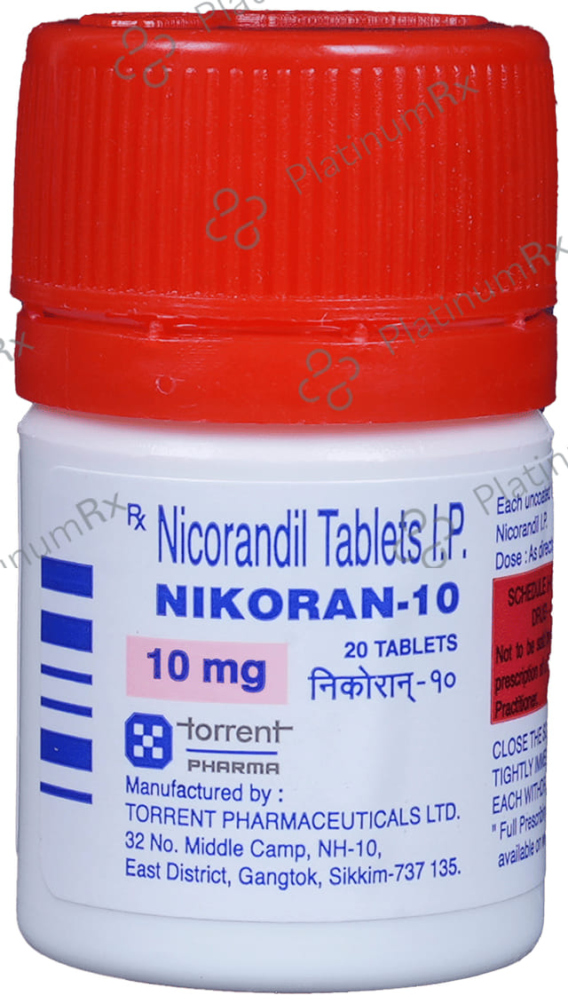 Nikoran 10mg Tablet 20s