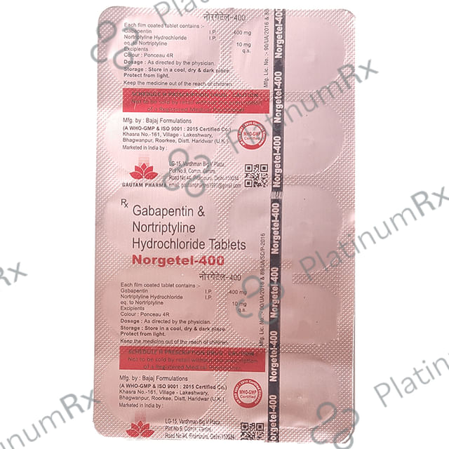 Norgetel 400mg Tablet 10s