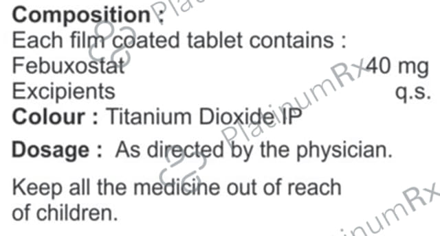 Febmate 40mg Tablet 14s