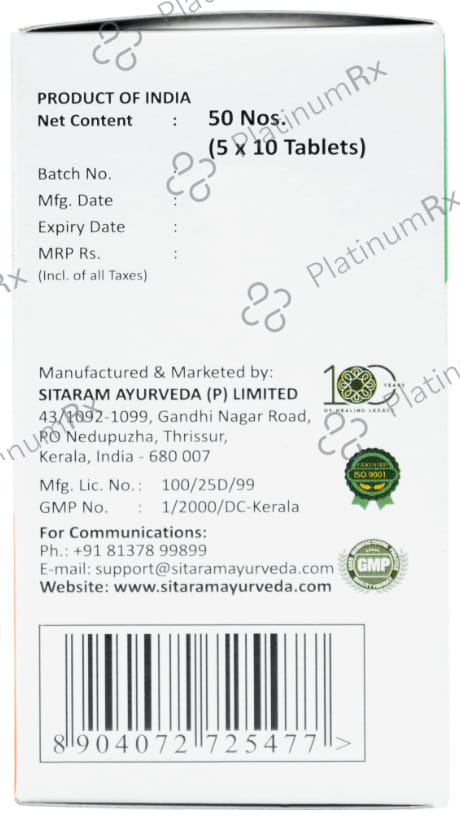 Sitaram Ayurveda Maharasnadi Kashayam Tablet