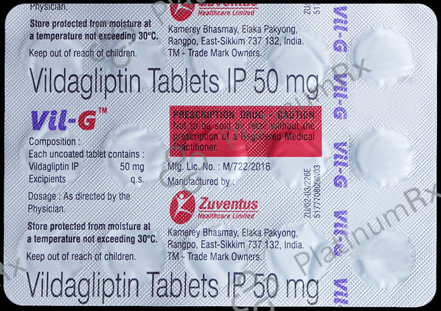 Vil G 50mg Tablet 15s