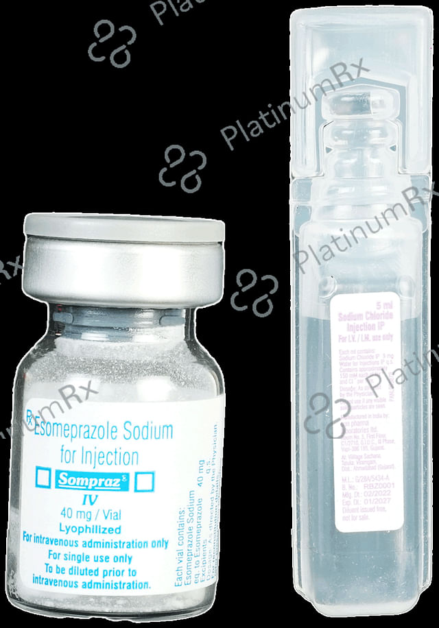 Sompraz 40mg Injection 1s