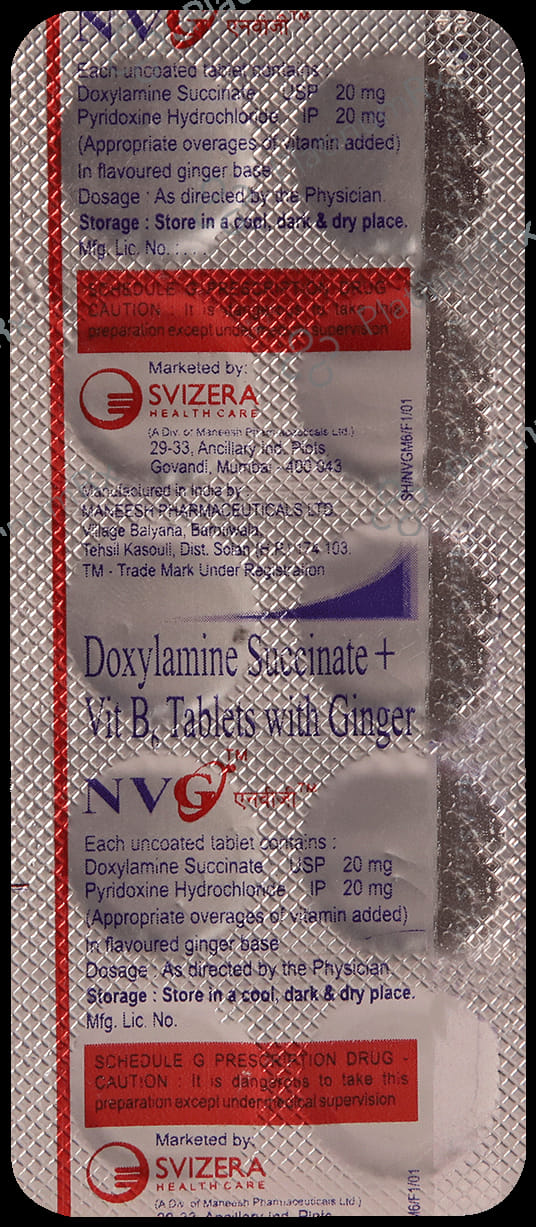 Nvg 20mg/20mg Tablet
