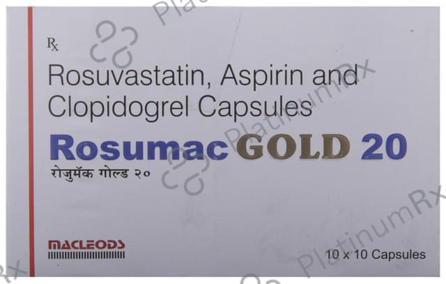 Rosumac Gold 75/20/75mg Capsule 10s