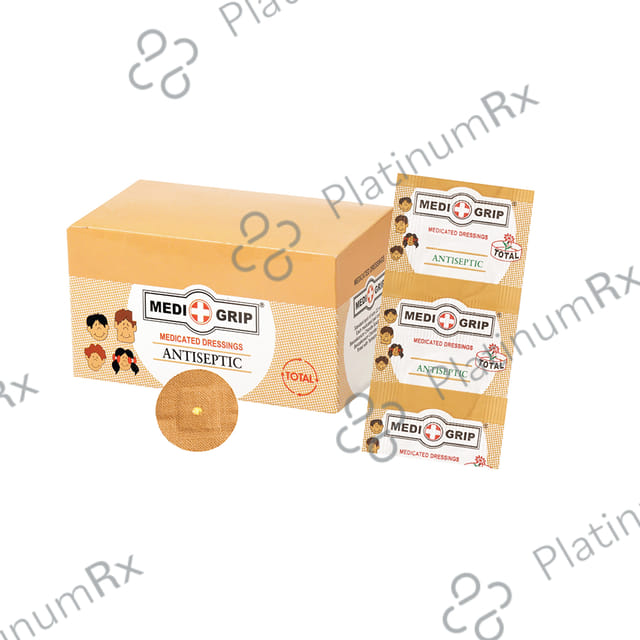 Medigrip Antiseptic Medicated Dressing Round