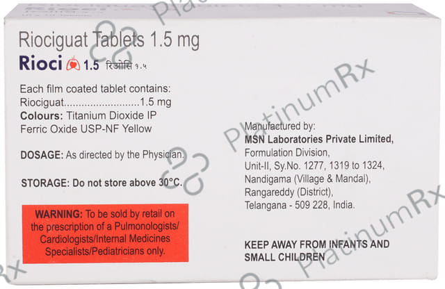 Rioci 1.5mg Tablet 10s