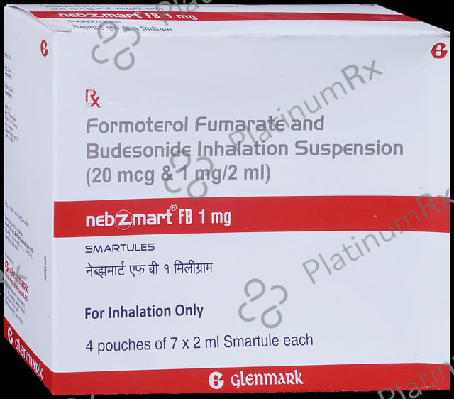 Nebzmart FB 1mg/20mcg Smartules Respules 7X2ml