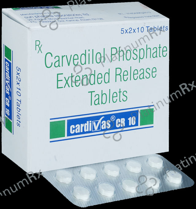 Cardivas CR 10mg Tablet 10s