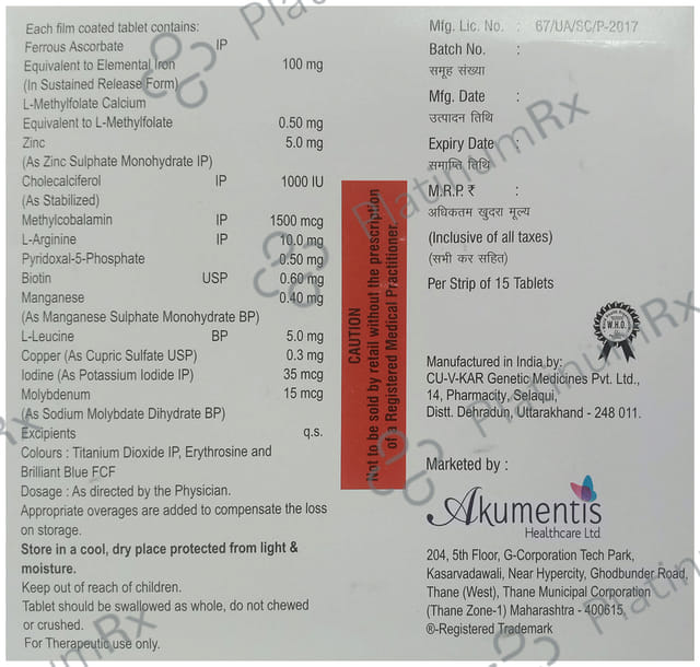 Haemaday Plus Tablet 15s
